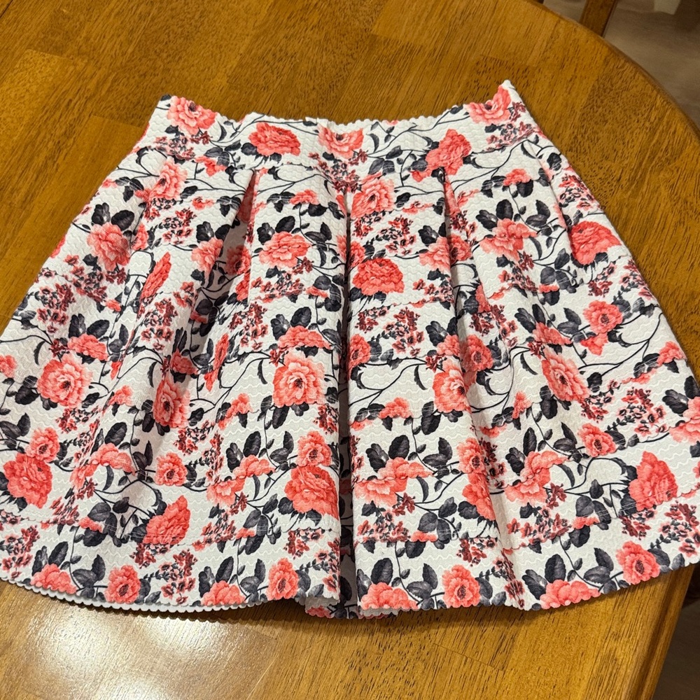 Floral Patterned Cupcake Skirt—size large